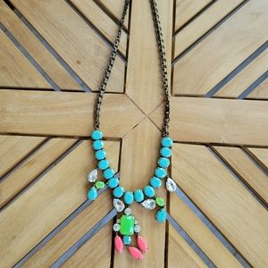 J.crew neon necklace